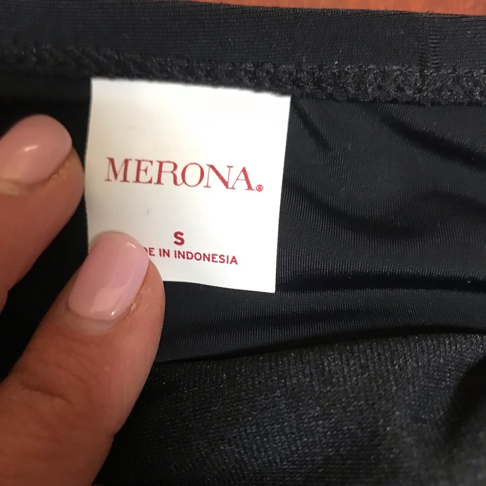 2/$12..New higher waisted Black swim bottoms.. - Picture 4 of 4